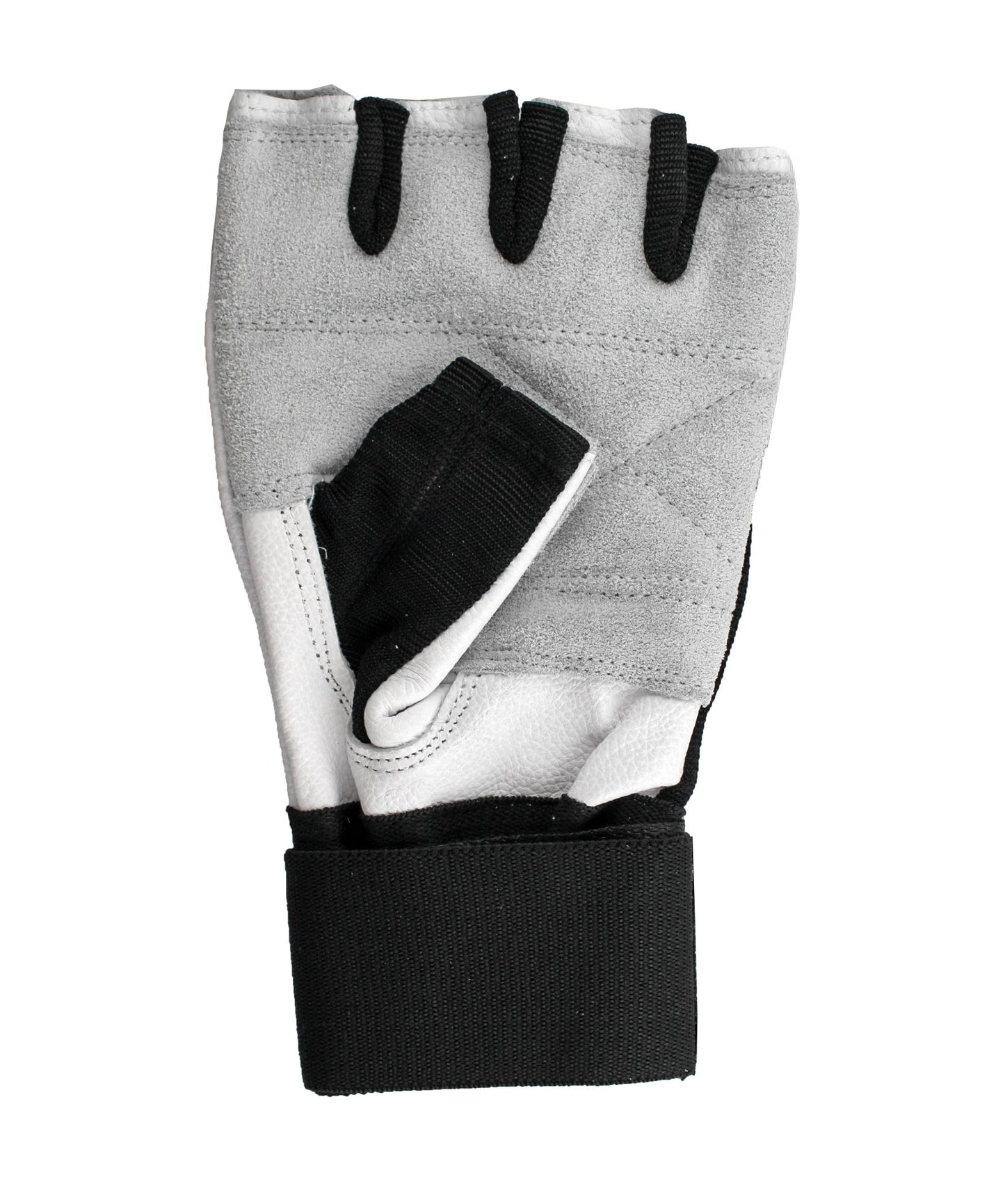 Fitness Handschuhe aus Leder - Weiss - Gym Generation®--www.gymgeneration.ch